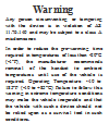 Alaska Tamper Warning Sticker