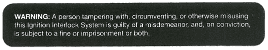 Generic Warning Label
